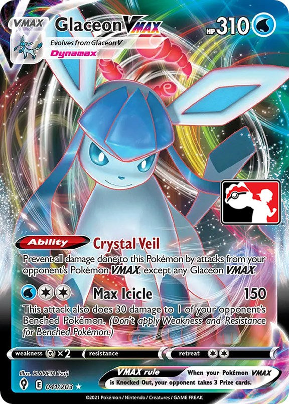 Glaceon VMAX (041/203) [Prize Pack Series One] | Mega City Incorporated