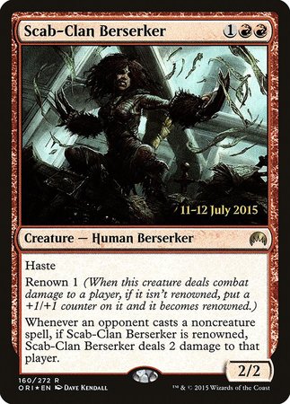 Scab-Clan Berserker [Magic Origins Promos] | Mega City Incorporated