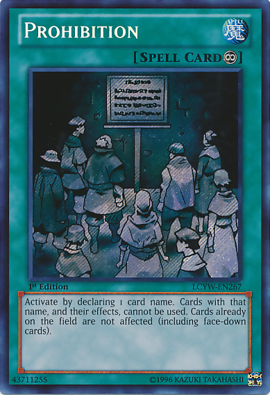 Prohibition [LCYW-EN267] Secret Rare | Mega City Incorporated