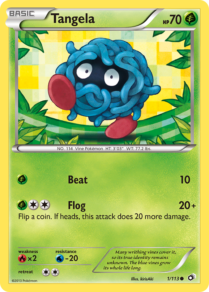 Tangela (1/113) [Black & White: Legendary Treasures] | Mega City Incorporated