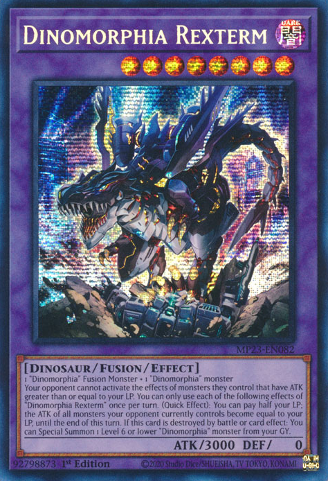 Dinomorphia Rexterm [MP23-EN082] Prismatic Secret Rare | Mega City Incorporated