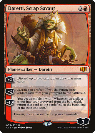 Daretti, Scrap Savant [Commander 2014] | Mega City Incorporated