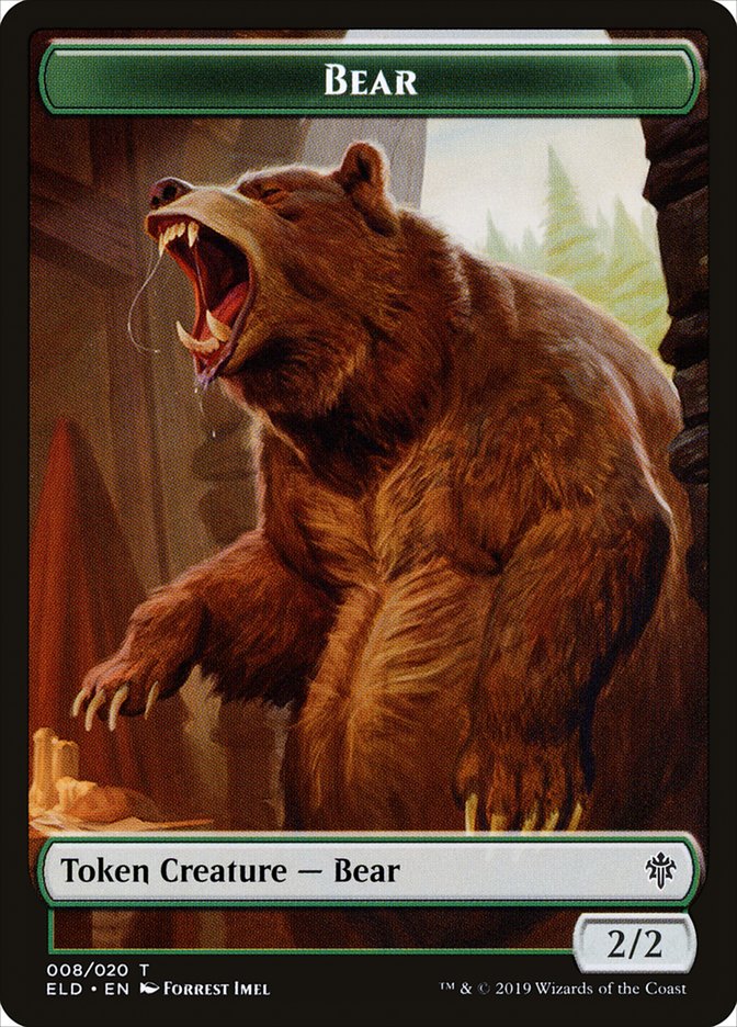 Bear [Throne of Eldraine Tokens] | Mega City Incorporated