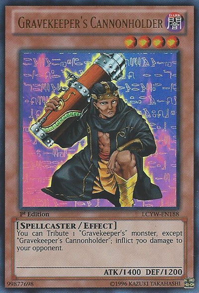 Gravekeeper's Cannonholder [LCYW-EN188] Ultra Rare | Mega City Incorporated