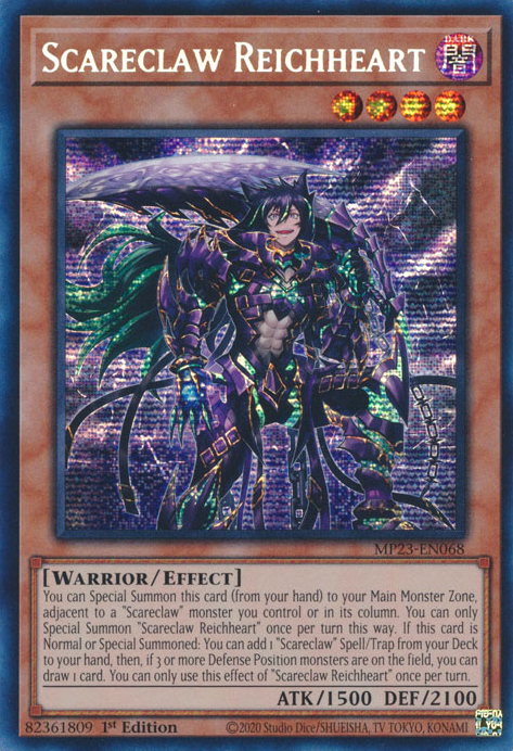 Scareclaw Reichheart [MP23-EN068] Prismatic Secret Rare | Mega City Incorporated