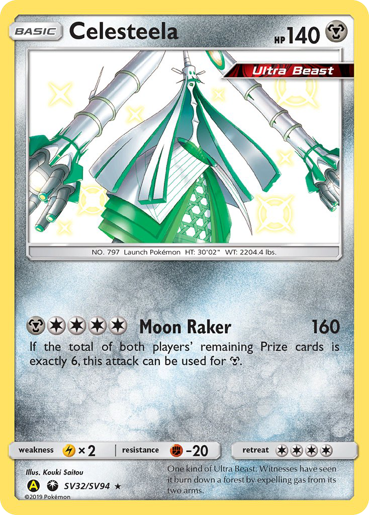 Celesteela (SV32/SV94) [Sun & Moon: Hidden Fates - Shiny Vault] | Mega City Incorporated