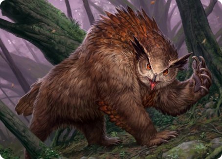 Owlbear Art Card [Dungeons & Dragons: Adventures in the Forgotten Realms Art Series] | Mega City Incorporated