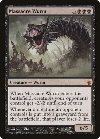 Massacre Wurm [Mirrodin Besieged] | Mega City Incorporated