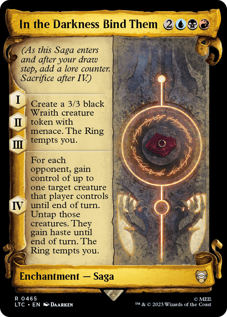 In the Darkness Bind Them [The Lord of the Rings: Tales of Middle-Earth Commander Showcase Scrolls] | Mega City Incorporated