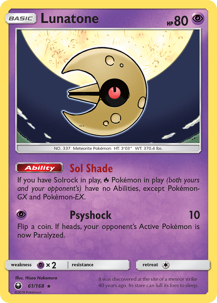 Lunatone (61/168) [Sun & Moon: Celestial Storm] | Mega City Incorporated