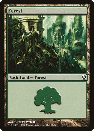 Forest (90) [Duel Decks: Izzet vs. Golgari] | Mega City Incorporated