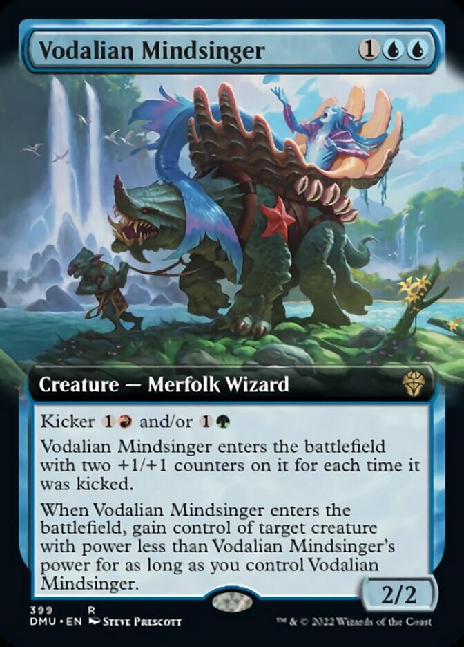 Vodalian Mindsinger (Extended Art) [Dominaria United] | Mega City Incorporated