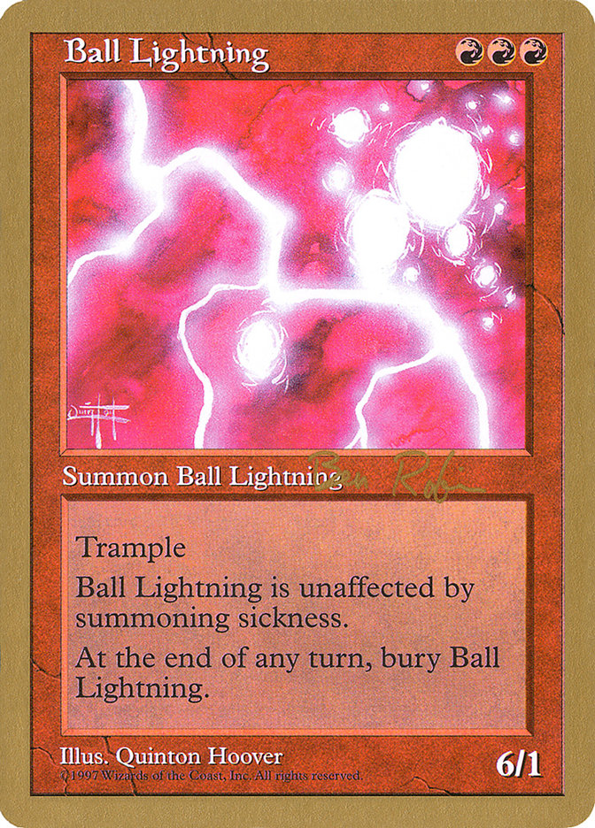 Ball Lightning (Ben Rubin) [World Championship Decks 1998] | Mega City Incorporated