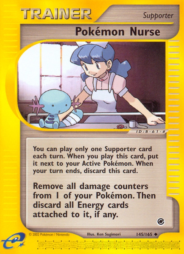 Pokemon Nurse (145/165) [Expedition: Base Set] | Mega City Incorporated