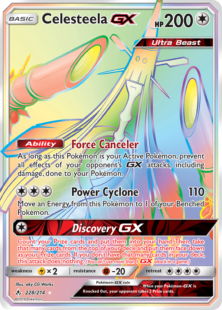 Celesteela GX (228/214) [Sun & Moon: Unbroken Bonds] | Mega City Incorporated