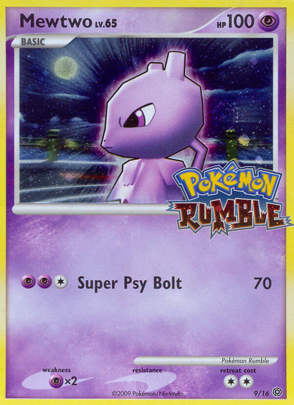 Mewtwo (9/16) [Pokémon Rumble] | Mega City Incorporated