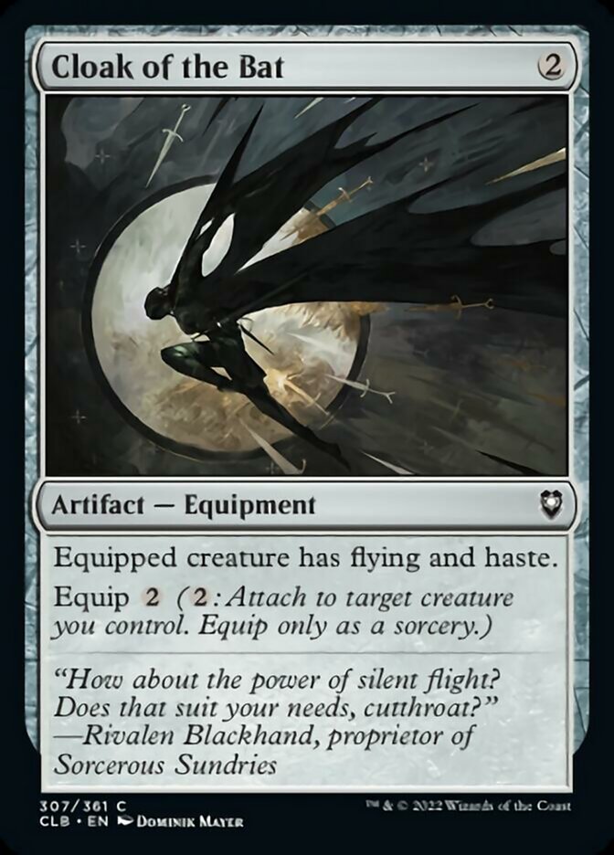 Cloak of the Bat [Commander Legends: Battle for Baldur's Gate] | Mega City Incorporated