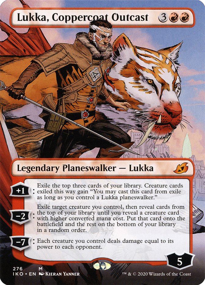 Lukka, Coppercoat Outcast (Borderless) [Ikoria: Lair of Behemoths] | Mega City Incorporated