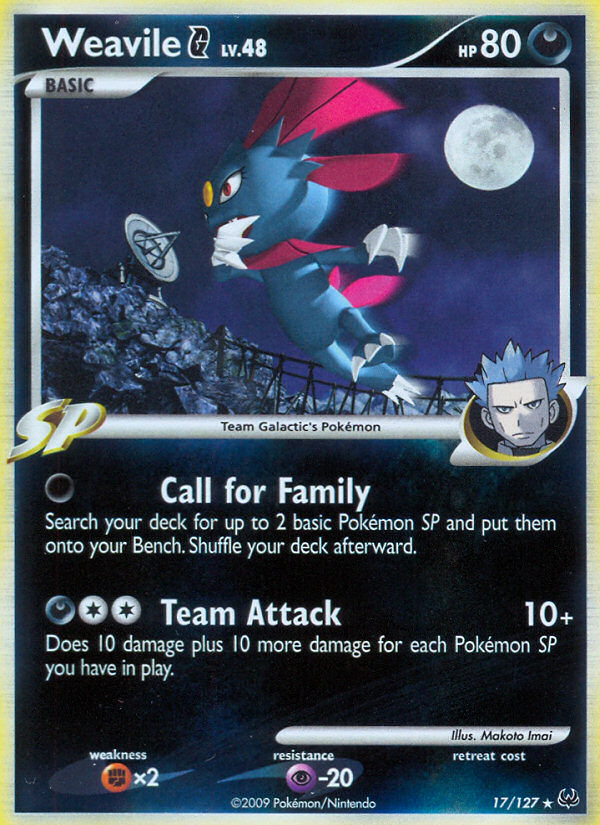 Weavile G (17/127) [Platinum: Base Set] | Mega City Incorporated