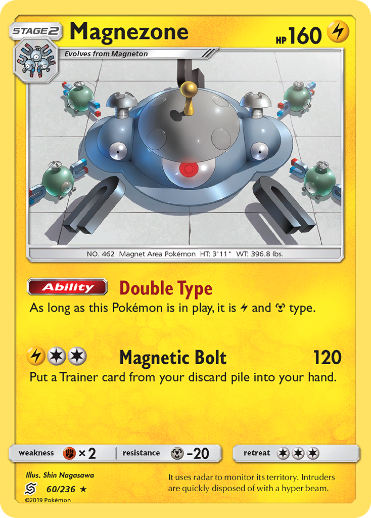 Magnezone (60/236) [Sun & Moon: Unified Minds] | Mega City Incorporated