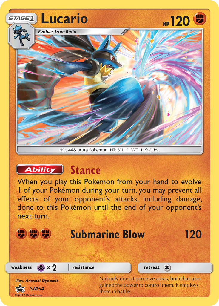 Lucario (SM54) [Sun & Moon: Black Star Promos] | Mega City Incorporated