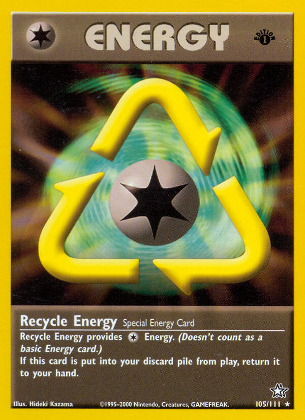 Recycle Energy (105/111) [Neo Genesis 1st Edition] | Mega City Incorporated