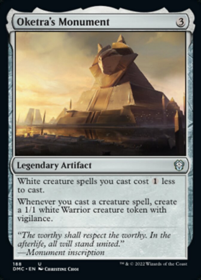 Oketra's Monument [Dominaria United Commander] | Mega City Incorporated