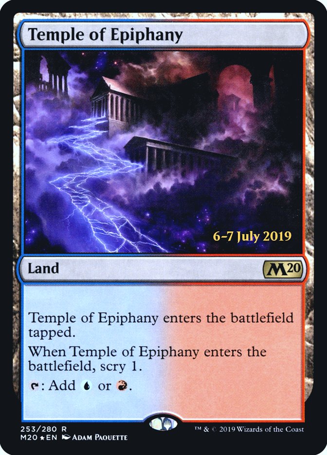 Temple of Epiphany  [Core Set 2020 Prerelease Promos] | Mega City Incorporated