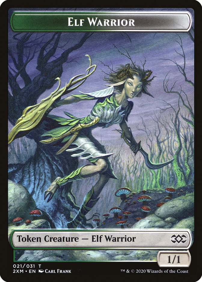 Elf Warrior Token [Double Masters] | Mega City Incorporated