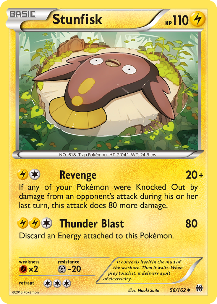 Stunfisk (56/162) [XY: BREAKthrough] | Mega City Incorporated