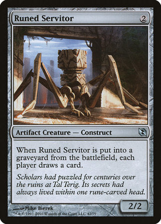 Runed Servitor [Duel Decks: Elspeth vs. Tezzeret] | Mega City Incorporated