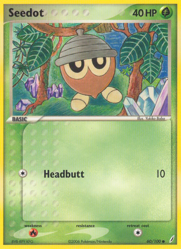 Seedot (60/100) [EX: Crystal Guardians] | Mega City Incorporated