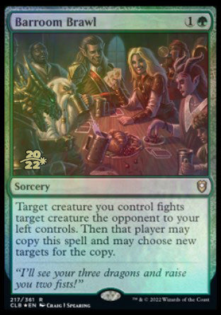 Barroom Brawl [Commander Legends: Battle for Baldur's Gate Prerelease Promos] | Mega City Incorporated