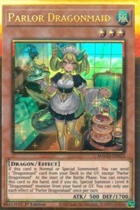 Parlor Dragonmaid [MAGO-EN023] Gold Rare | Mega City Incorporated