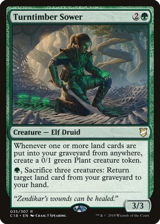Turntimber Sower [Commander 2018] | Mega City Incorporated