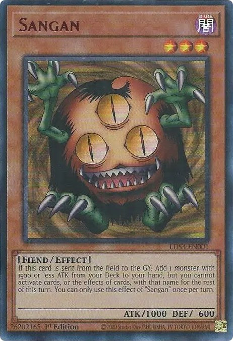 Sangan (Red) [LDS3-EN001] Ultra Rare | Mega City Incorporated