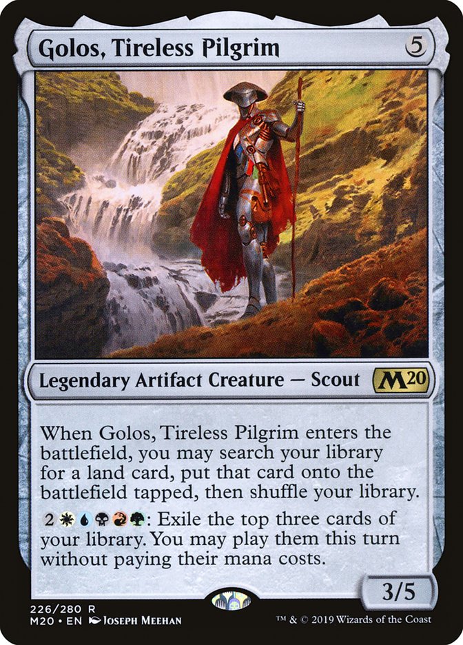 Golos, Tireless Pilgrim [Core Set 2020] | Mega City Incorporated