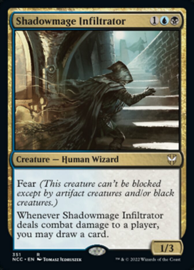 Shadowmage Infiltrator [Streets of New Capenna Commander] | Mega City Incorporated