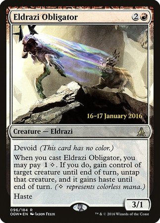 Eldrazi Obligator [Oath of the Gatewatch Promos] | Mega City Incorporated