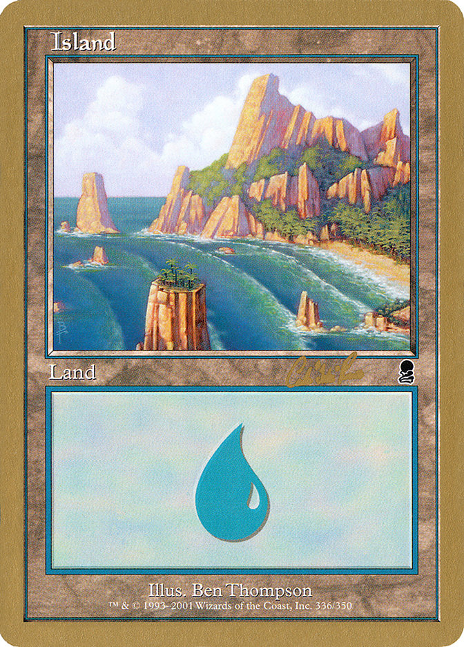 Island (cr336) (Carlos Romao) [World Championship Decks 2002] | Mega City Incorporated