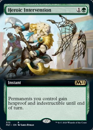 Heroic Intervention (Extended Art) [Core Set 2021] | Mega City Incorporated