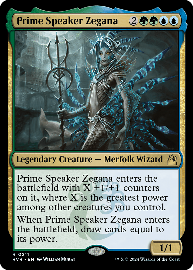 Prime Speaker Zegana [Ravnica Remastered] | Mega City Incorporated