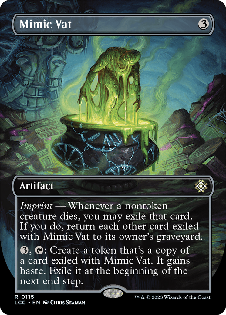 Mimic Vat (Borderless) [The Lost Caverns of Ixalan Commander] | Mega City Incorporated