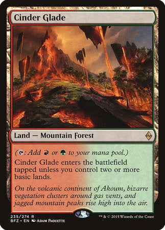 Cinder Glade [Battle for Zendikar] | Mega City Incorporated