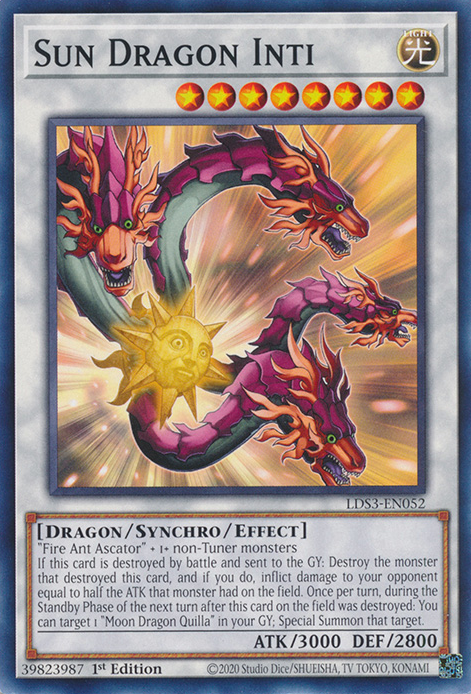 Sun Dragon Inti [LDS3-EN052] Common | Mega City Incorporated