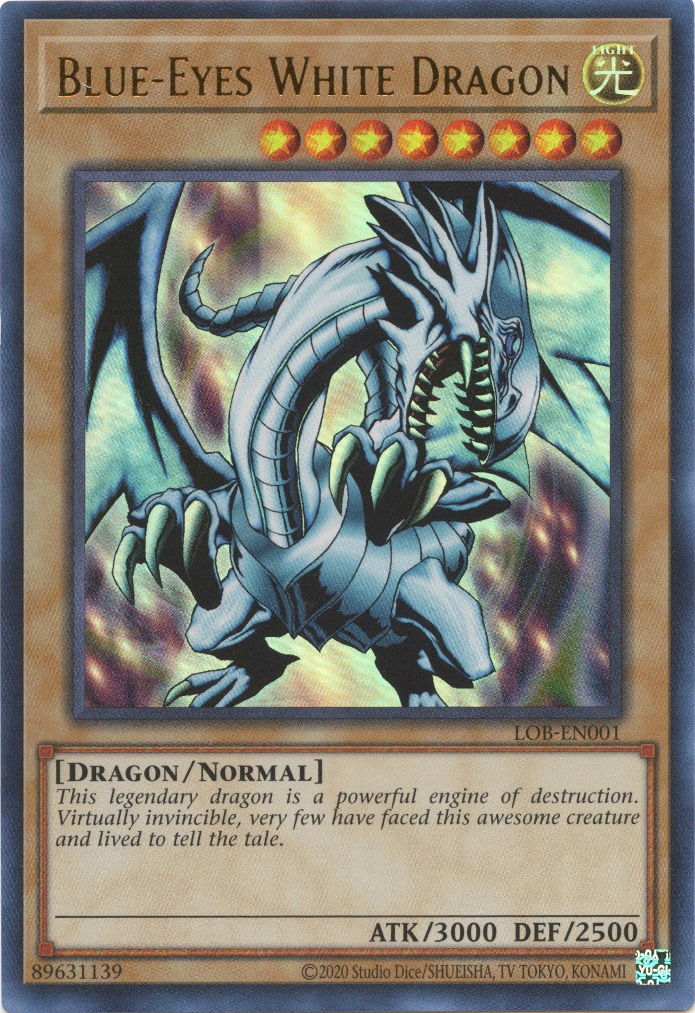 Blue-Eyes White Dragon (25th Anniversary) [LOB-EN001] Ultra Rare | Mega City Incorporated