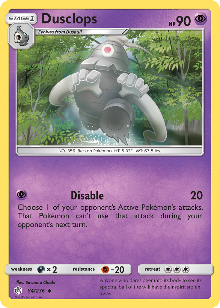 Dusclops (84/236) [Sun & Moon: Cosmic Eclipse] | Mega City Incorporated