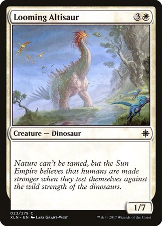 Looming Altisaur [Ixalan] | Mega City Incorporated