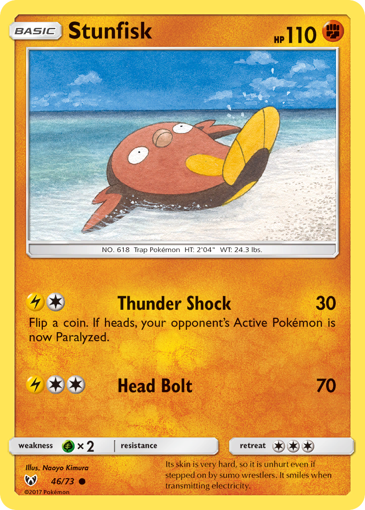 Stunfisk (46/73) [Sun & Moon: Shining Legends] | Mega City Incorporated