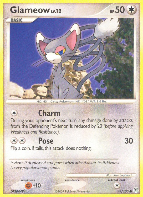 Glameow (83/130) [Diamond & Pearl: Base Set] | Mega City Incorporated